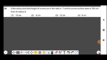 If the radius and slant height of a cone are in the ratio 4 : 7 and its curve surface area is792cm^2