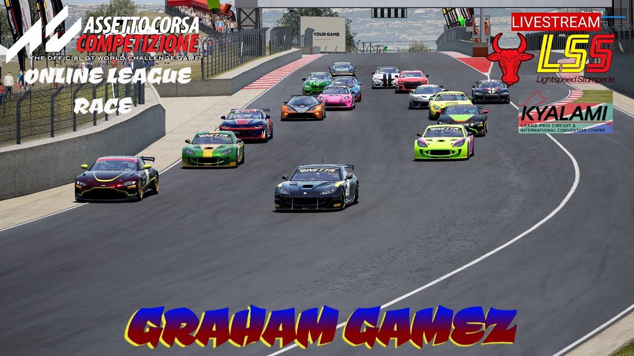 ACC PS5 LIGHTSPEED STAMPEDE RACE KYALAMI S3/R5 LIVESTREAM #grahamgamez