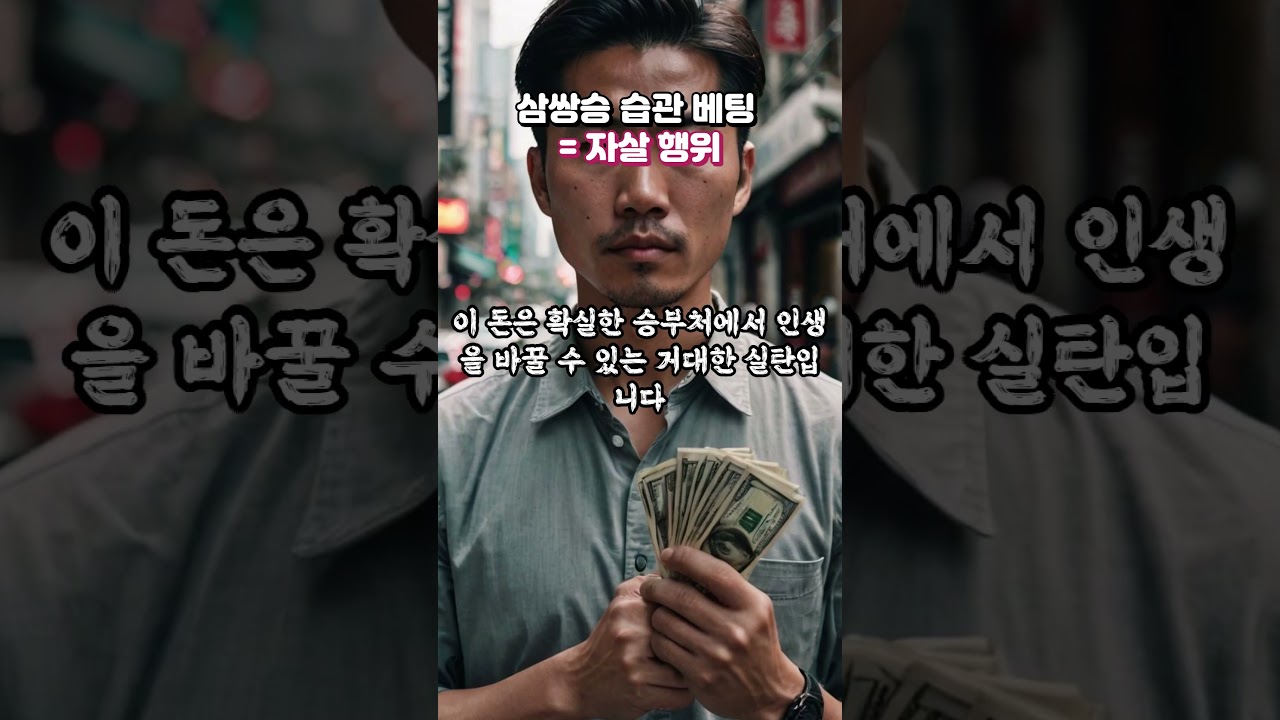 경마, 삼쌍승 습관베팅은! 자살 행위다!