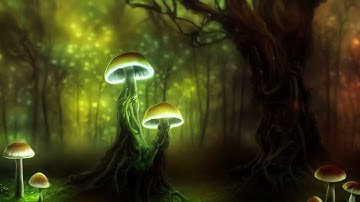 Enchanted Mushroom Forest - Created with Stable Diffusion
