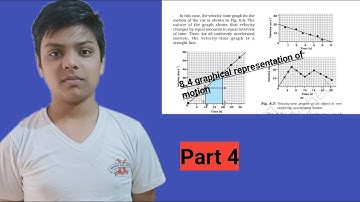 Class 9th science 8.4 graphical representation of motion of chapter 8 Motion Part 4 full explanation