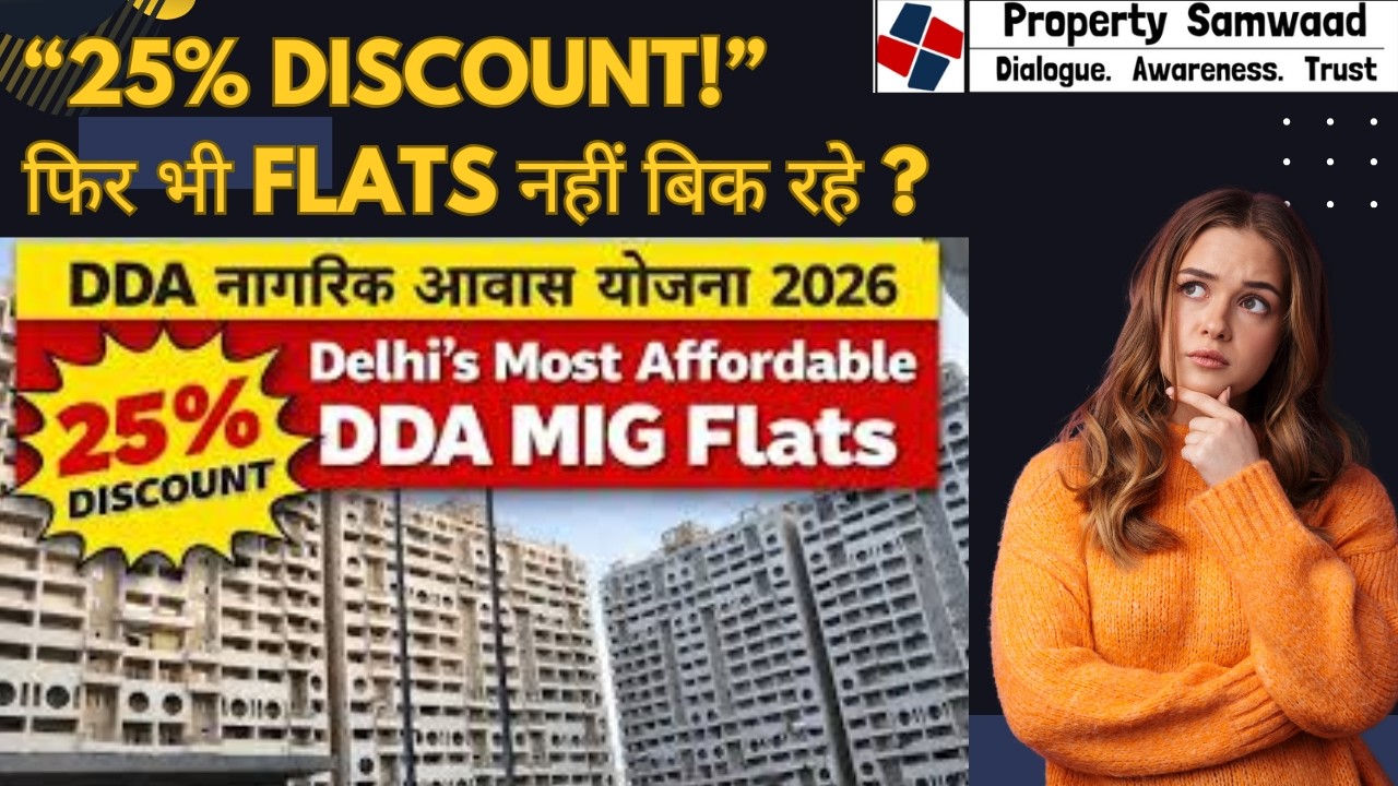 DDA Now offering the unsold stock in Narela flats at 25% discount !