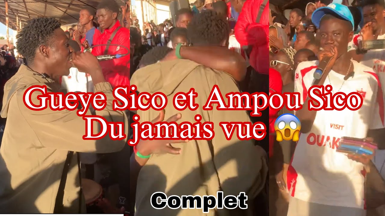Ambiance Gueye Sico et Ampou todj nagne stade bi Sico bou dooy war😱