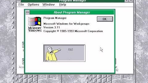 Windows 3.1 Easter Egg - Development Team Credits