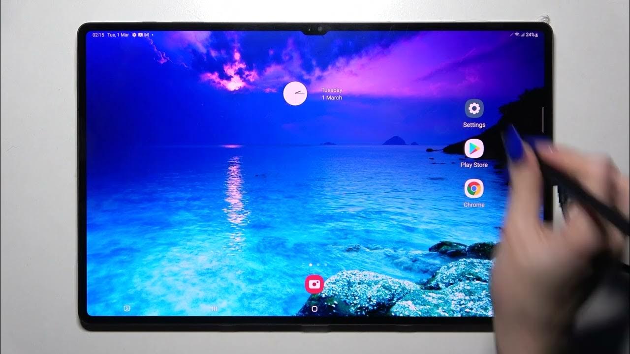 Samsung Galaxy Tab S8 Ultra How To Activate Auto Brightness YouTube