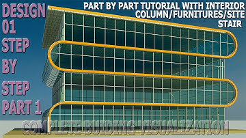 Architecture Building Design Revit Tutorials(Part 1)