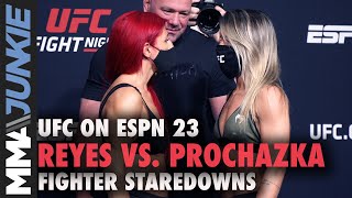 UFC on ESPN 23 full fight card faceoffs: Two fighters tangle