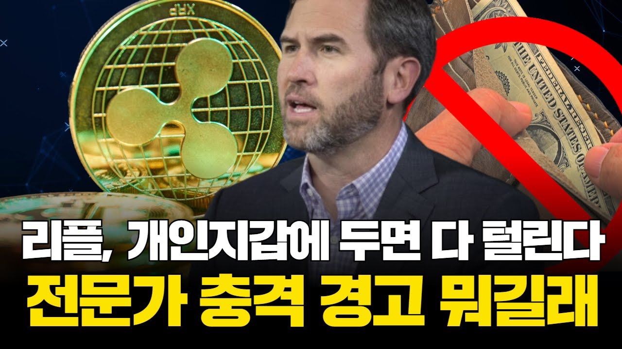리플, 개인지갑에 두면 다 털린다…전문가 충격 경고 뭐길래