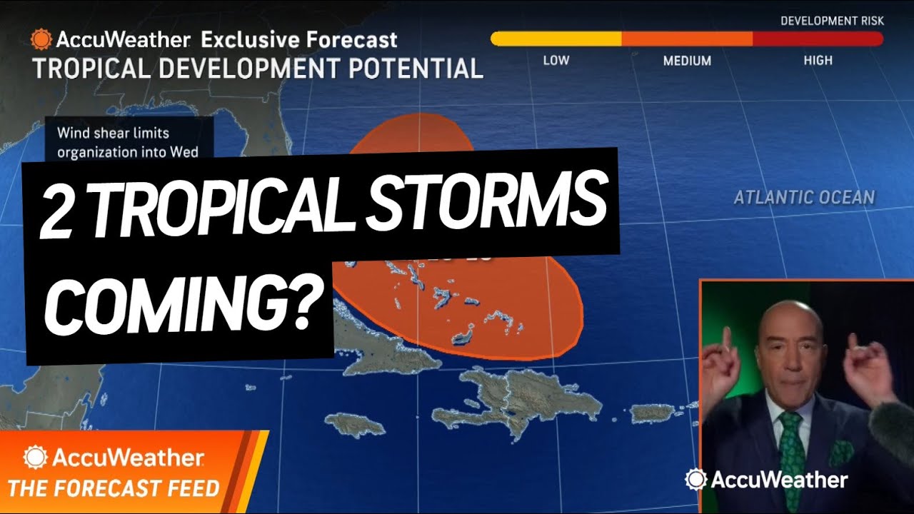 The Forecast Feed: Could We Have 2 Tropical Storms This Week? - YouTube