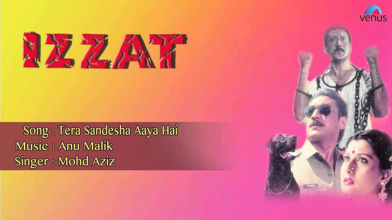 Izzat  Tera Sandesha Aaya Hai Full Audio Song  Jakie Shroff Sangeeta Bijlani 