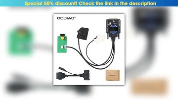 Review GODIAG for BMW CAS1 CAS2 Mech-Key CAS2 CAS3 Semi Smart Test Platform Detect CAS Data Read Wr