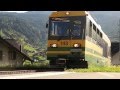 Wengernalpbahn (or WAB) arrival of the train to Grindelwald Sony nex 5n video sample