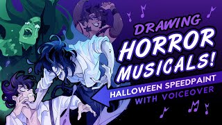A Spooky Musical Thrillogy!  | Halloween SPEEDPAINT