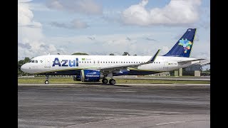 Voo Completo: Recife (SBRF) para Guarulhos / São Paulo (SBGR) A320Neo Azul Linhas Aéreas 02/01/2019