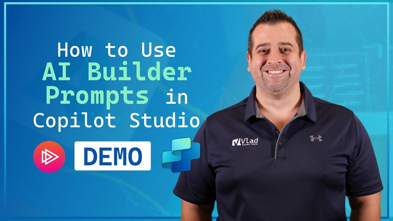 How to Use AI Builder Prompts in Copilot Studio (Demo) - YouTube