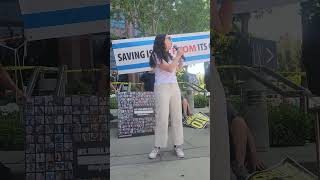 Rabbi Sharon Brous at Sunday August 17th Rally: “End the War”