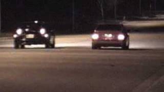 Bmw M3 E36 vs Mitsubishi Eclipse Turbo (400m Street Racing).mpg