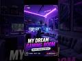dream gaming room day 7🤫 #viral #minivlog #gaming #trending