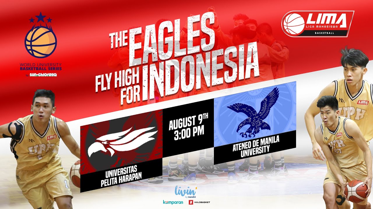 UPH 'EAGLES' (INDONESIA) VS ATENEO DE MANILA UNIVERSITY (FILIPINA) - WUBS