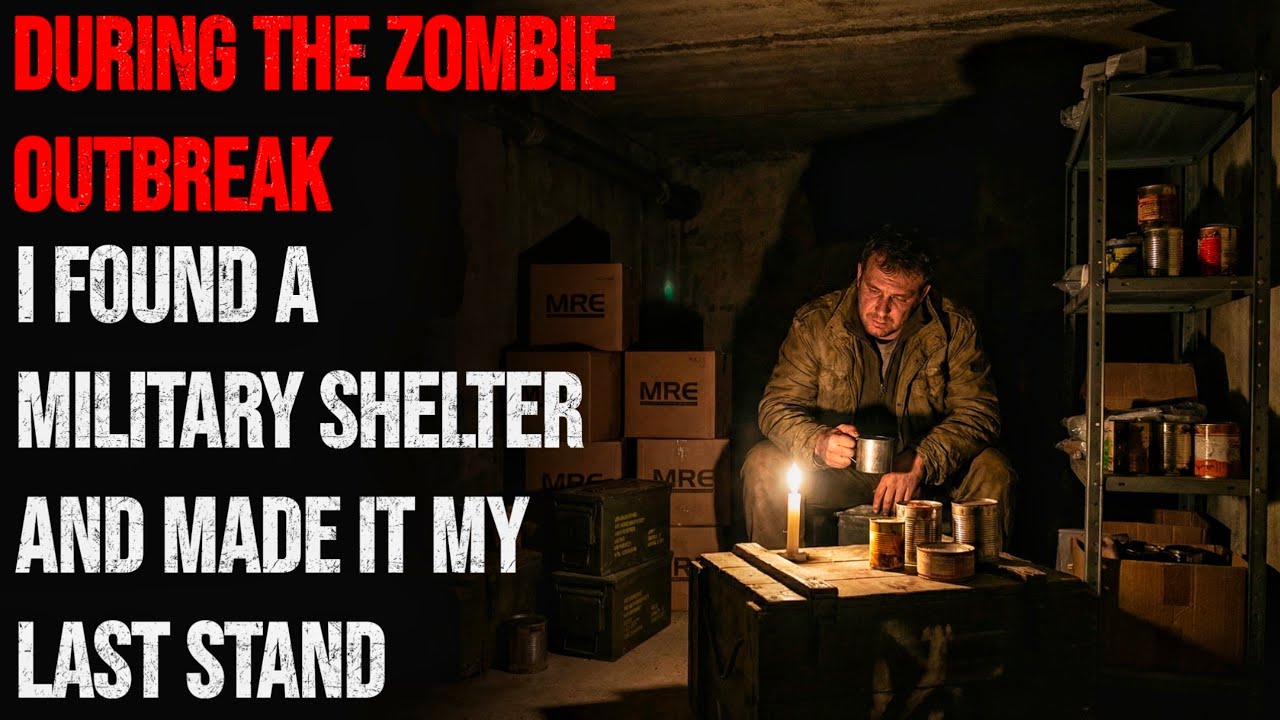 I Found a Military Shelter and made it My last stand During the in a zombie outbreak