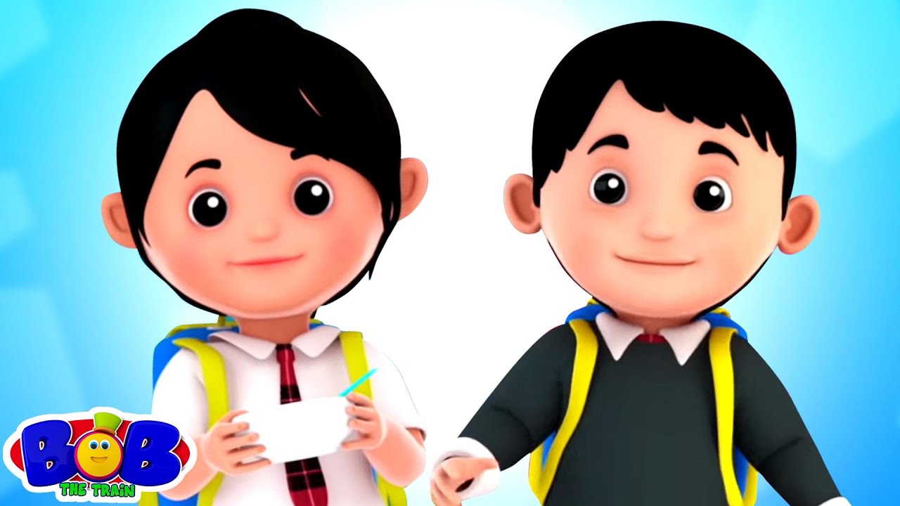 Lets Go To School Song + More Kindergarten Rhymes & Kids Songs - YouTube