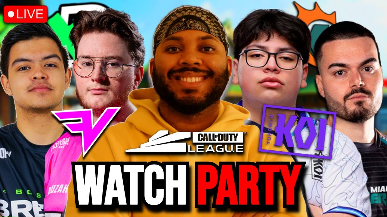 🔴 LIVE - BLACK OPS 7 CDL WATCH PARTY | Miami Heretics vs. Boston Breach