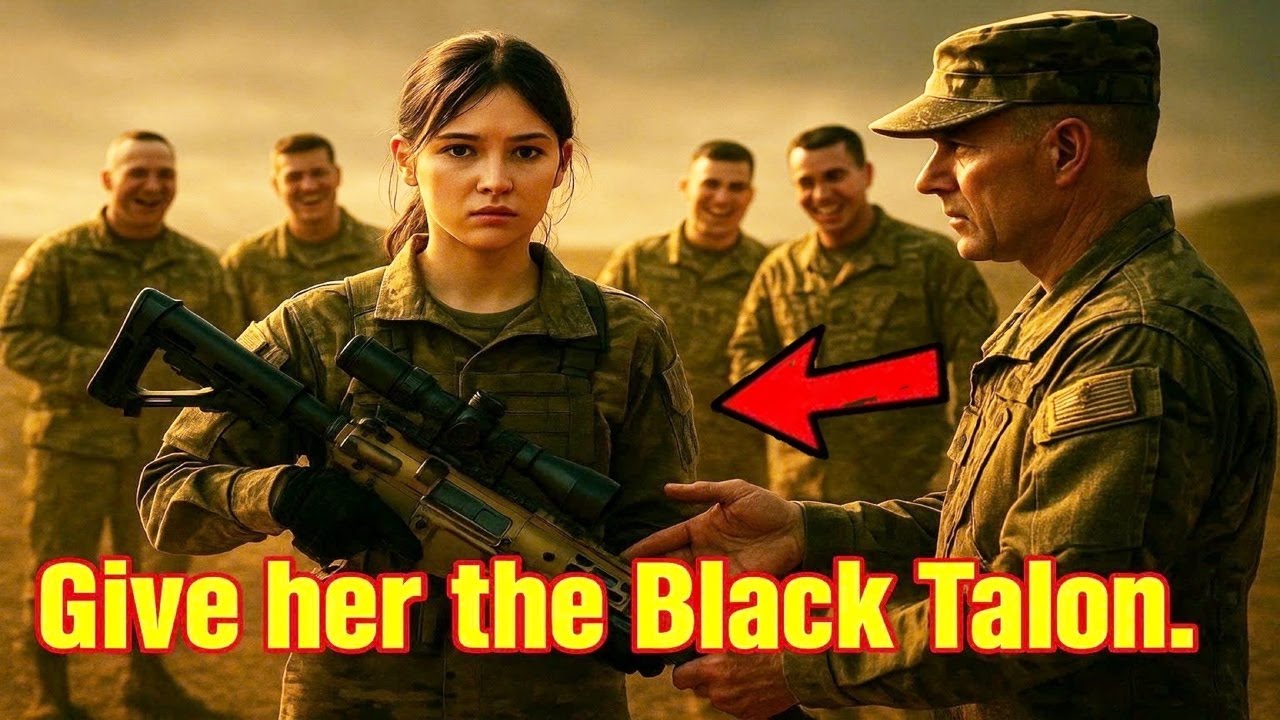 She Asked for a Rifle. They Laughed — Then the Commander Ordered: “Give Her the Black Talon.”