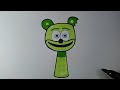 How To Draw My Sprunki OC Gummy Bear