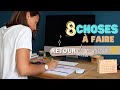 ROUTINE RETOUR DE VACANCES - 8 CHOSES À FAIRE 💫 I Conseils organisation, rangement, planification...