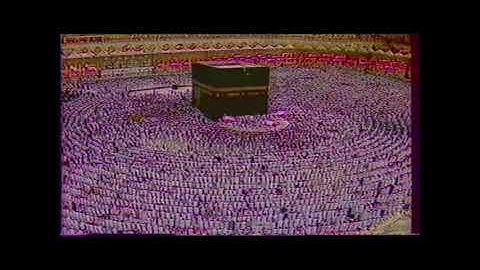 تلاوة من تراويح الحرم المكي من سورتي الزمر وغافر الشيخ علي جابر 23-9-1407هـ
