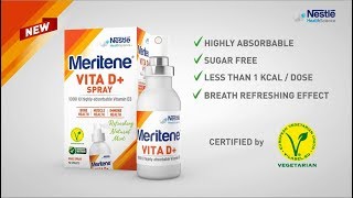 NEW - MERITENE® Vitamin D Spray clinically proven to be 2x more absorbable than capsules screenshot 4