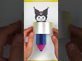 🖊️😲 How to Make a Squishy Kuromi Pen? Easy DIY!