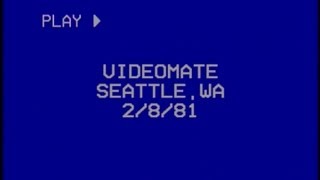 Seattle Dating Videos from the 80's