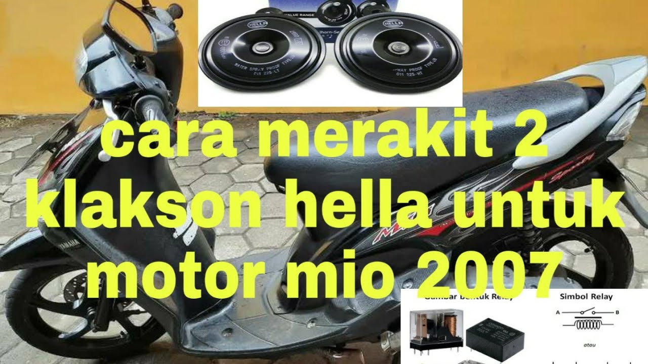 cara memasang klakson mobil ke motor - YouTube