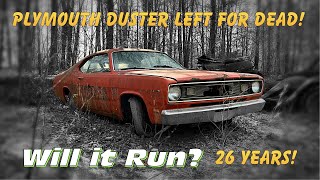 FORGOTTEN Plymouth Duster! Will it Run after 26 Years?!