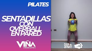 Pilates - Sentadillas con Overball en Pared - Viña Ciudad del Deporte