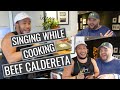 SINGING WHILE COOKING BEEF CALDERETA (Kaldereta) Using INSTANT POT