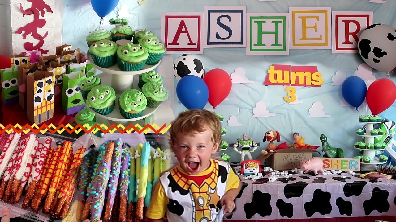 Asher's Toy Story Themed Birthday Party! YouTube