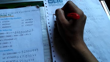 Maths course book (Chapter 1 - Large numbers) Exercise - 1c..