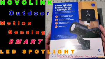 Novolink Outdoor Battery operated Motion Sensing LED Spotlight with Connected Motion Sensor Review