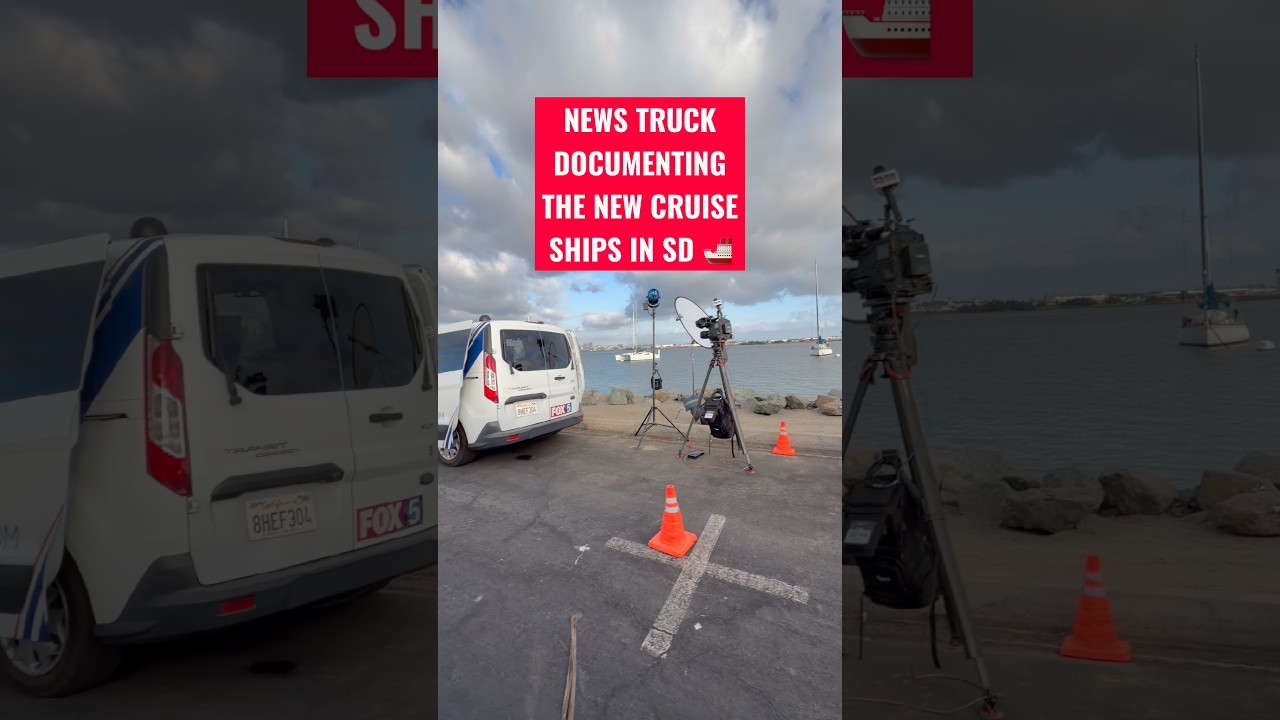 FOX 5 San Diego documenting new cruise ships 🛳️