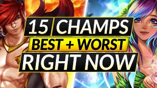 15 MOST and LEAST BROKEN Champions RIGHT NOW - Tips for Patch 11.14 - LoL Guide