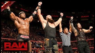 Roman Reigns, Braun Strowman \& Lashley vs. Mahal, Owens \& Zayn: Raw, April 30, 2018  Highlights Hd