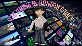 I Joined RANDOM Games… and SCREAMED at EVERYTHING 😱😂