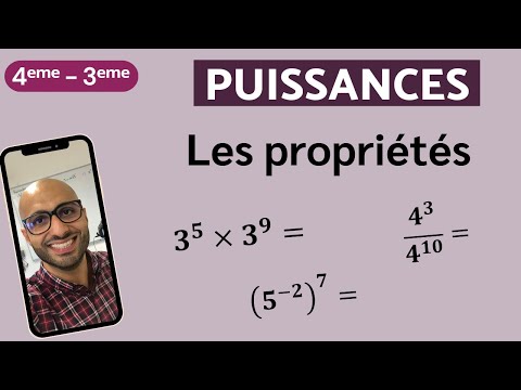 Vidéo: Quelle est la propriété du quotient des exposants ?