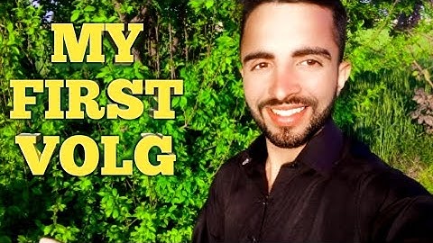 "Vlogging for the First Time" #my first volg my life