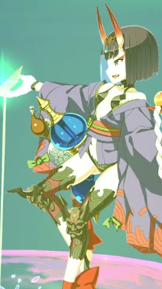 ☆5(SSR)酒呑童子(アサシン)」千紫万紅・神便鬼毒。そないに