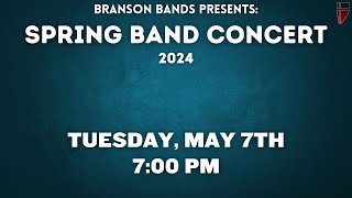 HS Spring Band Concert 2024 || Branson Bands Live Concert ||