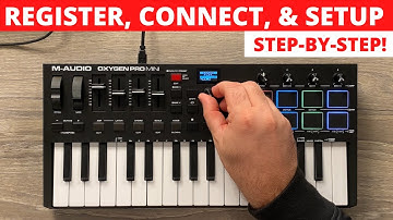M-Audio Oxygen Pro MINI - USB Connection, Getting Started, and DAW Setup Tutorial