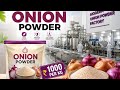 Onion Powder Manufacturing Process in Smart Automated Factory #factory #amazingmachinery #food #farm